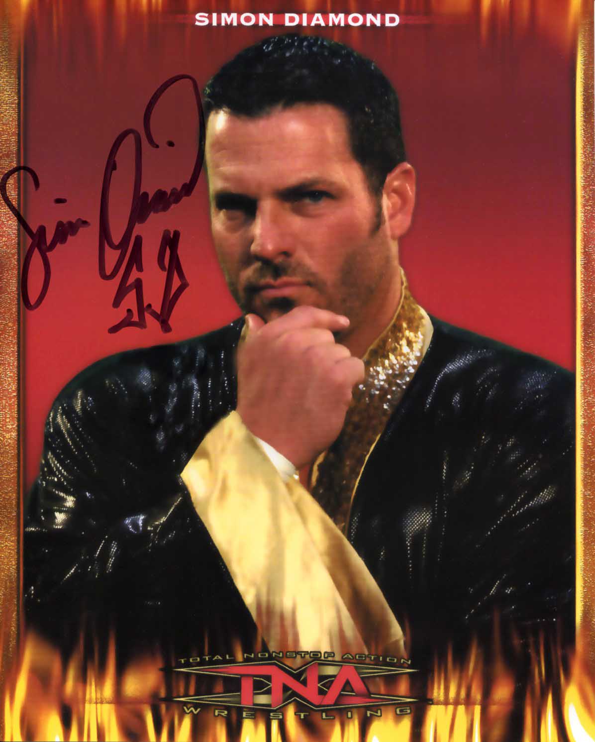 Simon Diamond Pose 1 Signed Photo COA