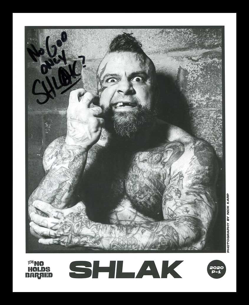 Shlak Pose 2 Signed ICW Photo COA