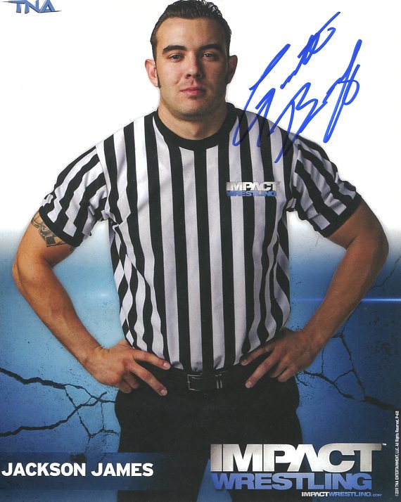 Jackson James Official TNA Promo Signed Photo COA