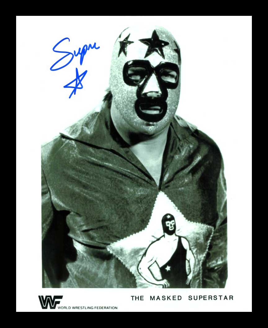 The Masked Superstar Pose 1 Signed Photo COA