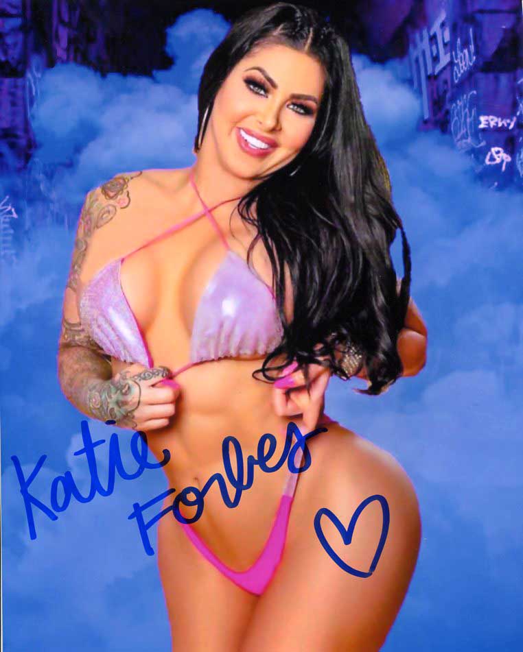 Katie Forbes Pose 3 Signed Photo COA