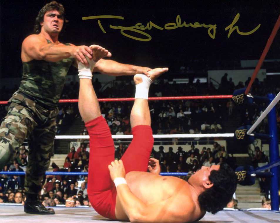 Tiger Chung Lee Pose 6 Signed Photo RARE COA