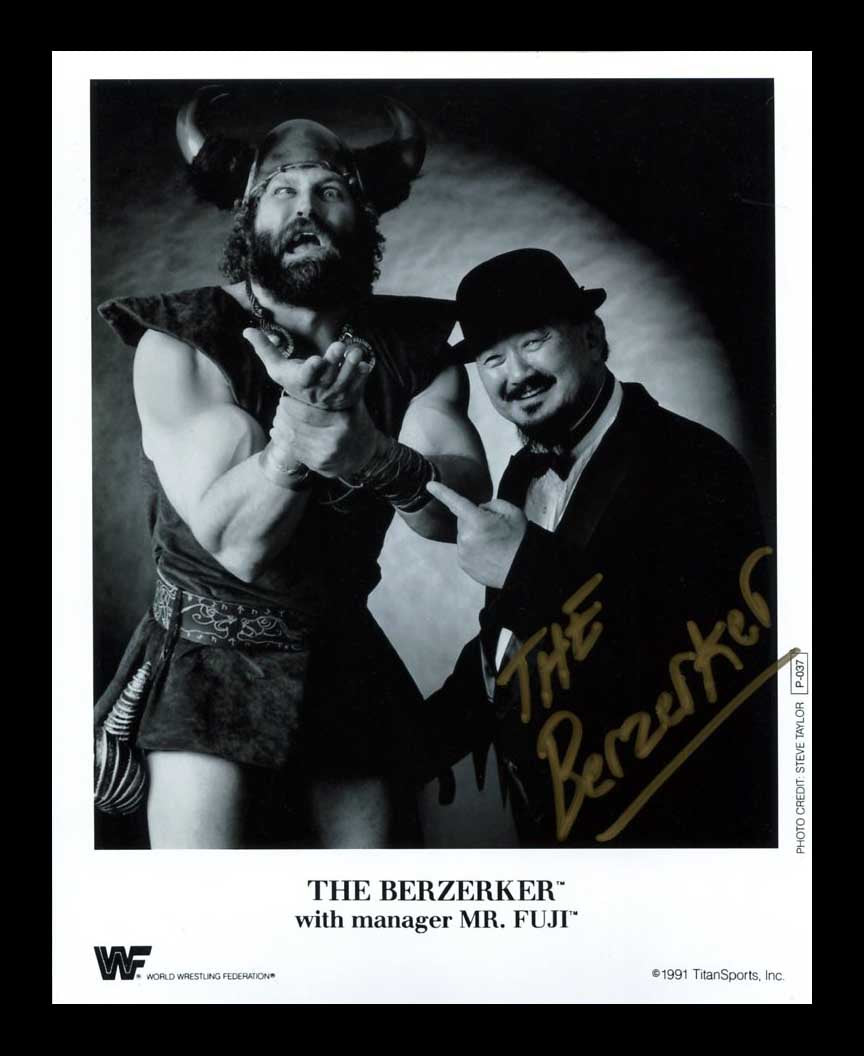 The Berzerker Pose 5 Signed Photo COA