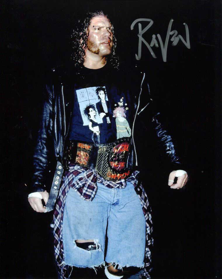 Raven Pose 2 Signed Photo COA