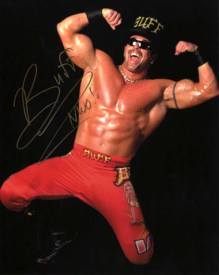 Marcus Buff Bagwell Pose 5 Signed Photo COA