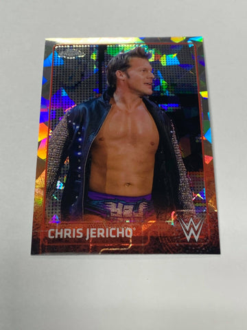 Chris Jericho WWE 2015 Topps Chrome X-Fractor Card #15