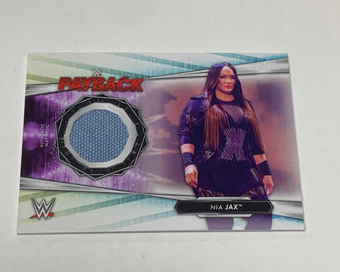 Nia Jax 2021 WWE Topps Payback Event-Used Relic