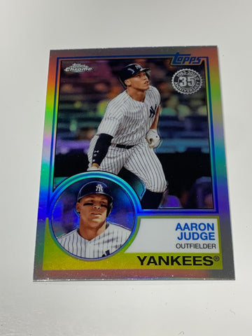 Aaron Judge 2018 Topps Chrome 1983 Silver Card #83T-1