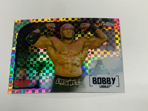 Bobby Lashley 2020 WWE Topps Chrome X-Fractor Card #13