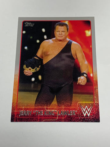 Jerry Lawler 2015 WWE Topps Silver Parallel Card #39