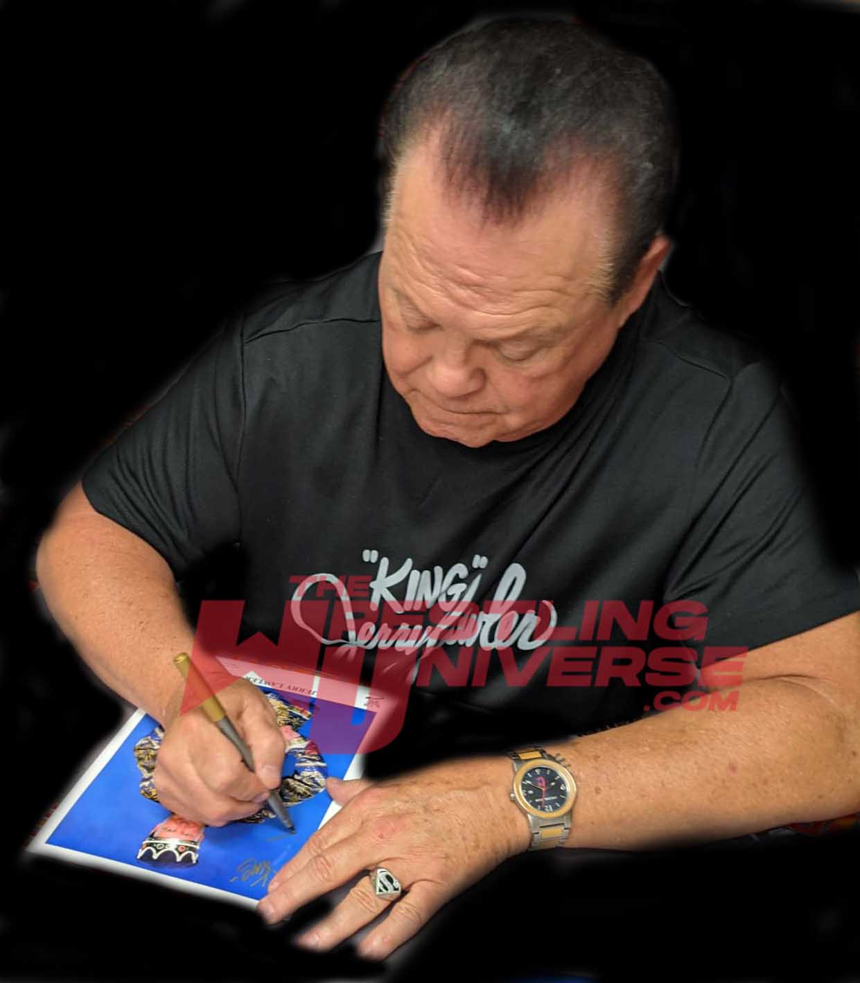 Jerry Lawler Pose 8 Signed Photo COA