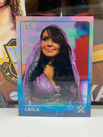 Layla 2015 WWE Topps Chrome REFRACTOR Card #43