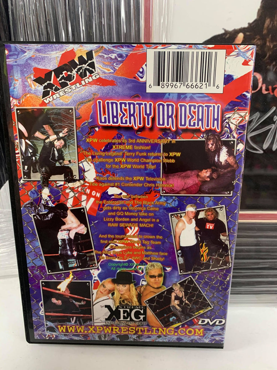 XPW DVD “Liberty or Death” Terry Funk – The Wrestling Universe