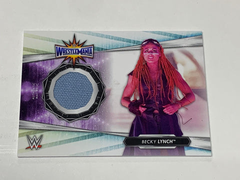 Becky Lynch 2021 WWE Topps Wrestlemania 33 Event-Used Mat Relic