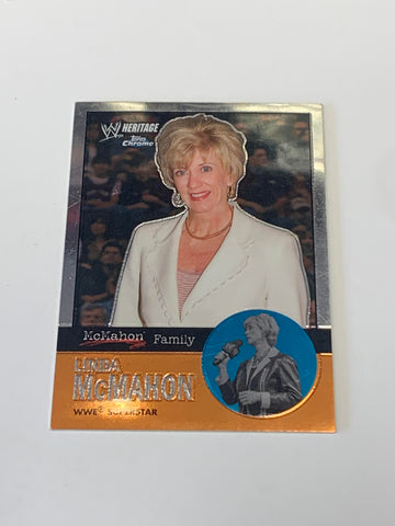 Linda McMahon 2007 Topps Chrome Heritage Card #57