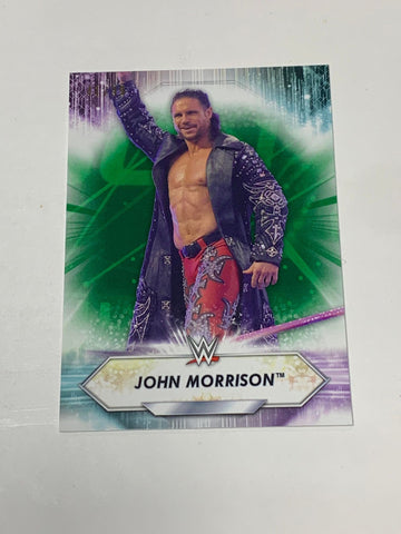 John Morrison 2021 WWE Topps Green Parallel #113 #41/99