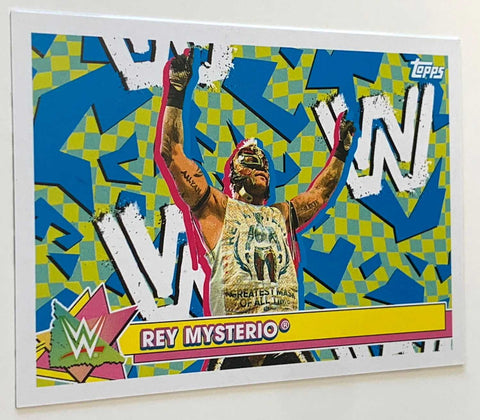 Rey Mysterio 2021 Topps Heritage Sticker Card #S-12