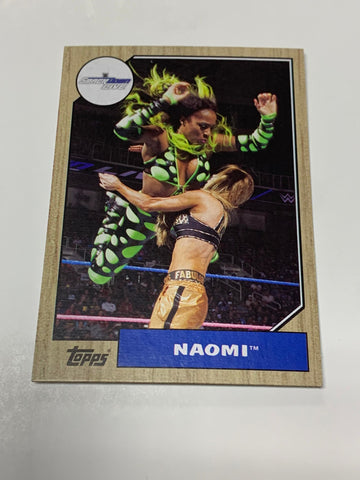 Naomi 2017 WWE Topps Card #60