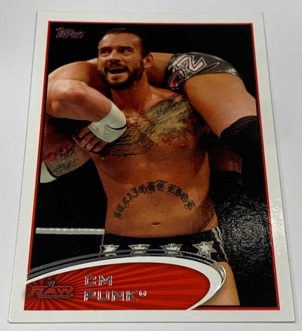 CM Punk 2012 WWE Topps Card #89