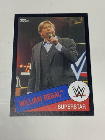 William Regal 2015 WWE Topps Black Parallel Card #99