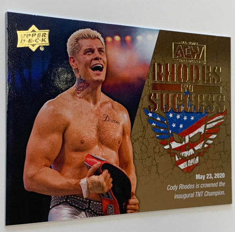Cody Rhodes 2021 AEW Rhodes To Success GOLD #RS-6