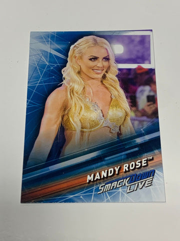 Mandy Rose 2019 WWE Topps Blue Parallel #33