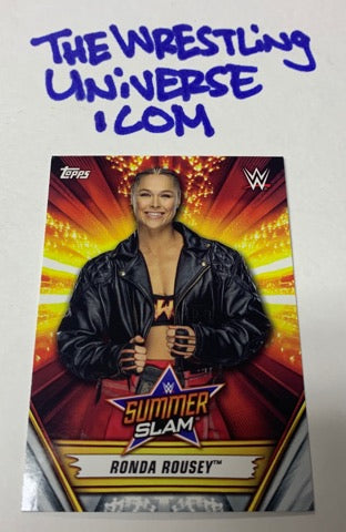Ronda Rousey WWE Topps 2019 Summer Slam
