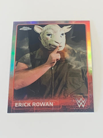 Erick Rowan 2015 WWE Topps Chrome REFRACTOR #27