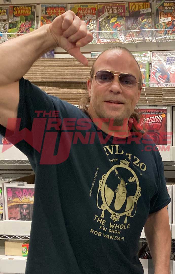 Rob Van Dam RVD Pose 4 Signed Photo COA