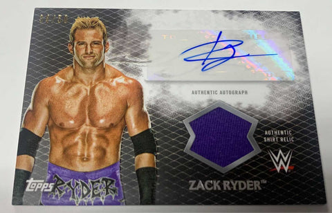 Zack Ryder 2015 Topps Undisputed Autographed Relic Black #/50