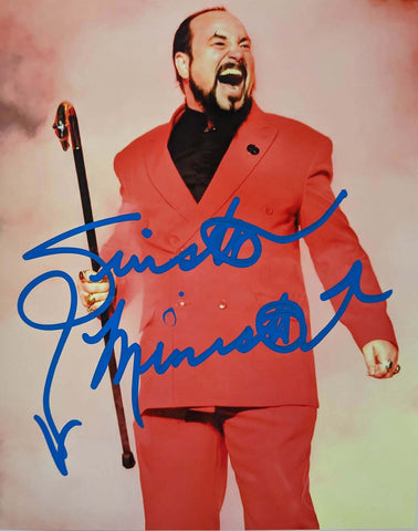 Sinister Minister (James Mitchell) Pose 2 Signed Photo COA