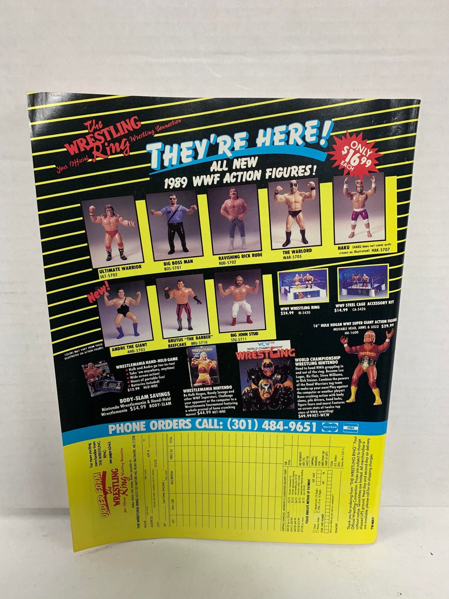 The Wrestler Magazine May 1990 Sting, Ultimate Warrior