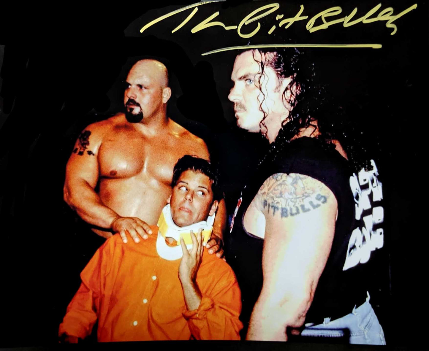 Pitbull #1 (Gary Wolfe) Pose 6 Signed Photo COA