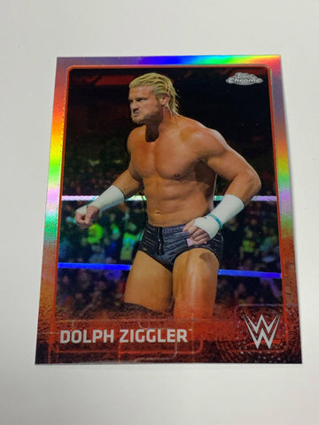 Dolph Ziggler 2015 WWE Topps Chrome Refractor #24