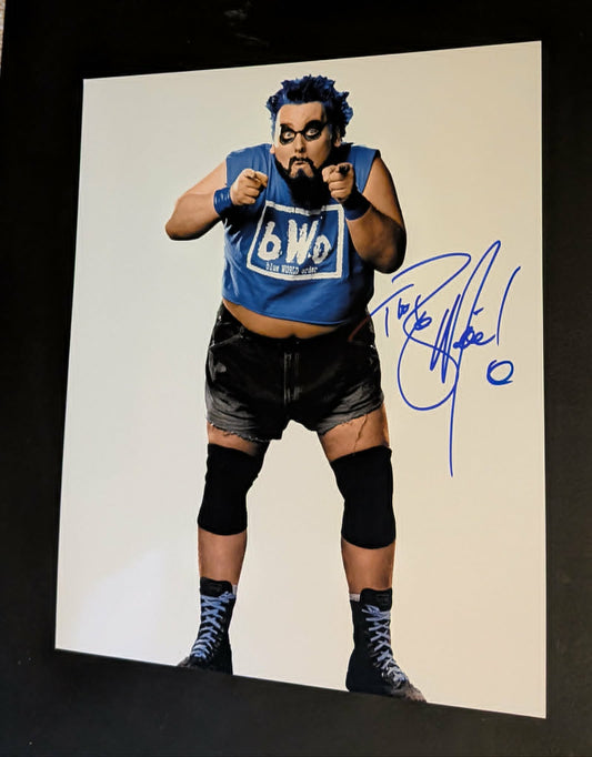 Blue Meanie ECW Pose 3 Signed Photo COA