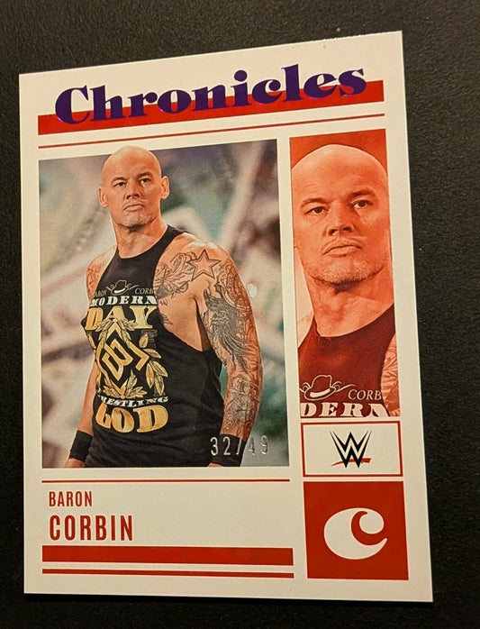 Baron Corbin 2023 Panini Chronicles Purple #32/49