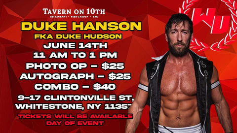 In-Store Meet & Greet with Duke Hanson on June 14th from 11am-1pm