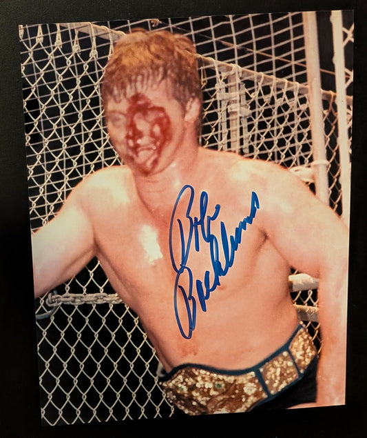 Bob Backlund Pose 4 Signed Photo COA