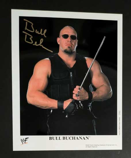 Bull Buchanan Signed Photo COA
