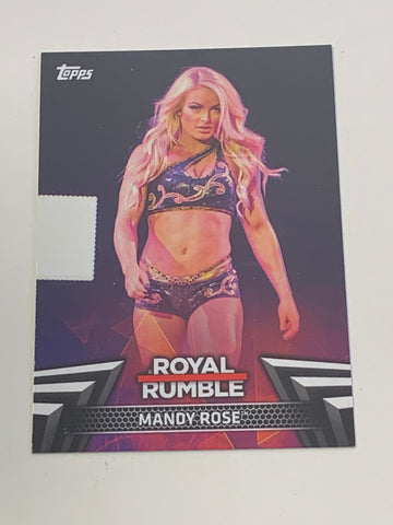 Mandy Rose 2018 WWE Topps Royal Rumble Card
