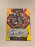 Queen Zelina 2022 WWE Select Gold Autograph Card #5/10