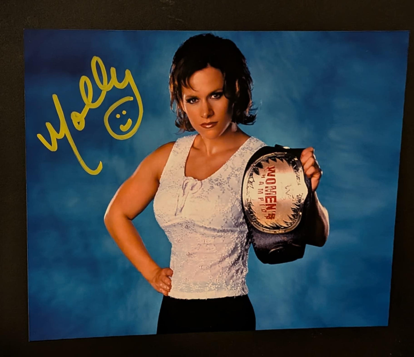 Molly Holly Pose 8 Signed Photo COA