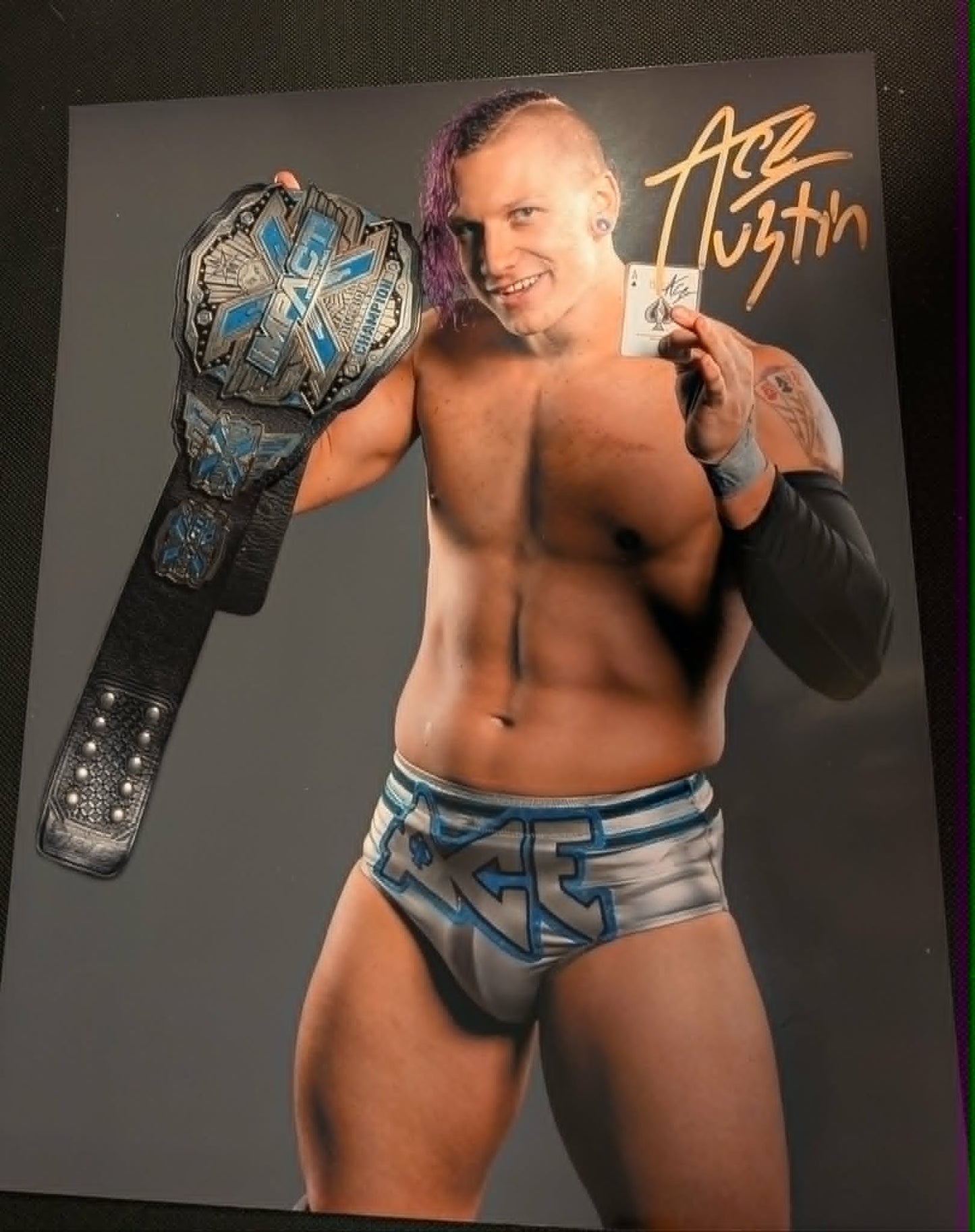 Ace Austin Pose 2 Signed Photo COA