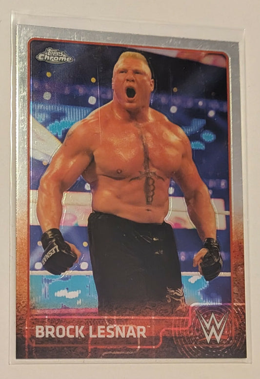 Brock Lesnar 2015 Topps Chrome WWE #12