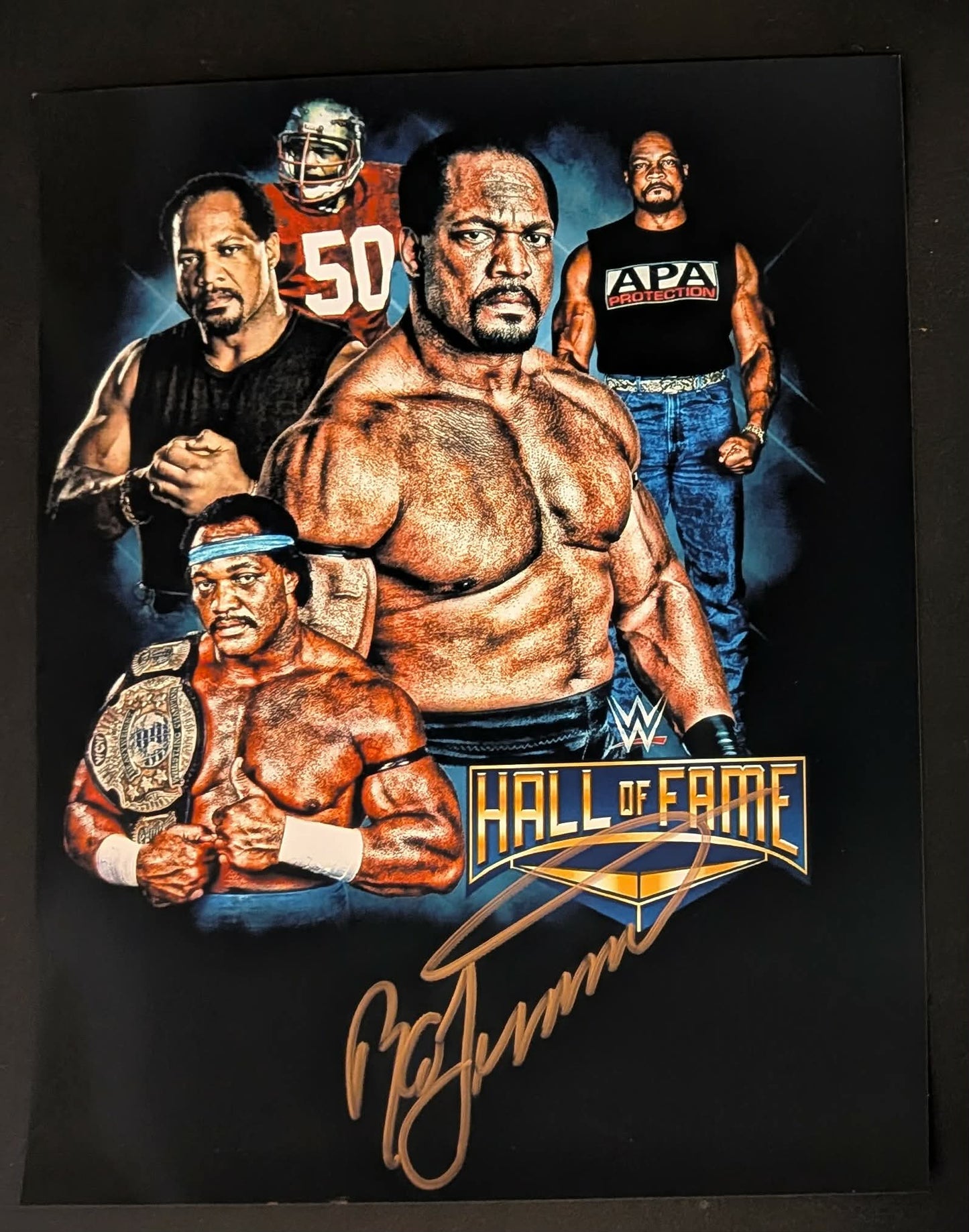 Ron Simmons Pose 2 Signed Photo COA