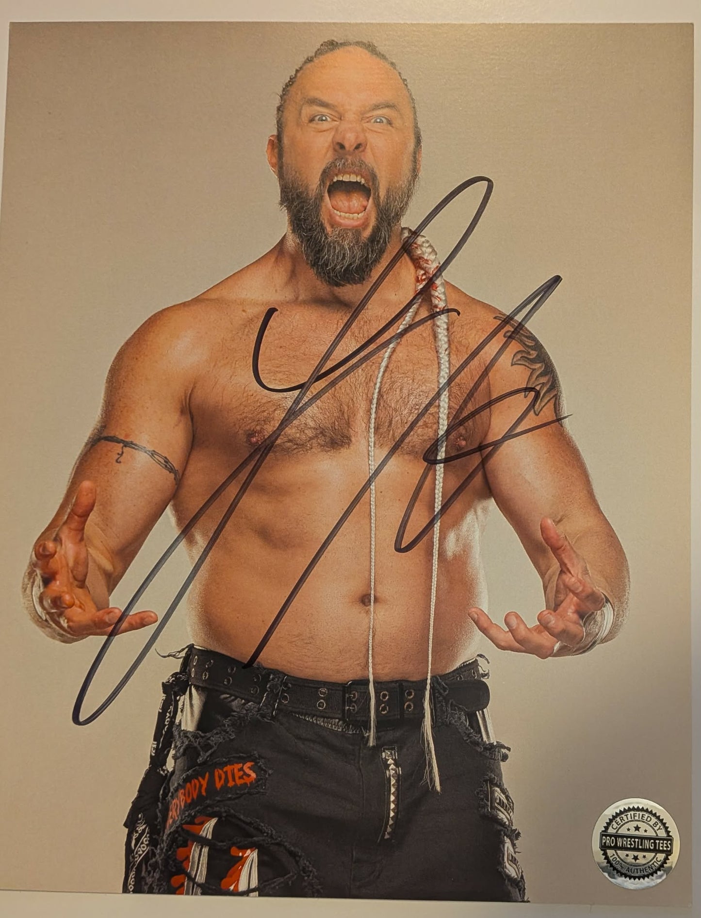 Lance Archer Pro Wrestling Tees Signed Photo