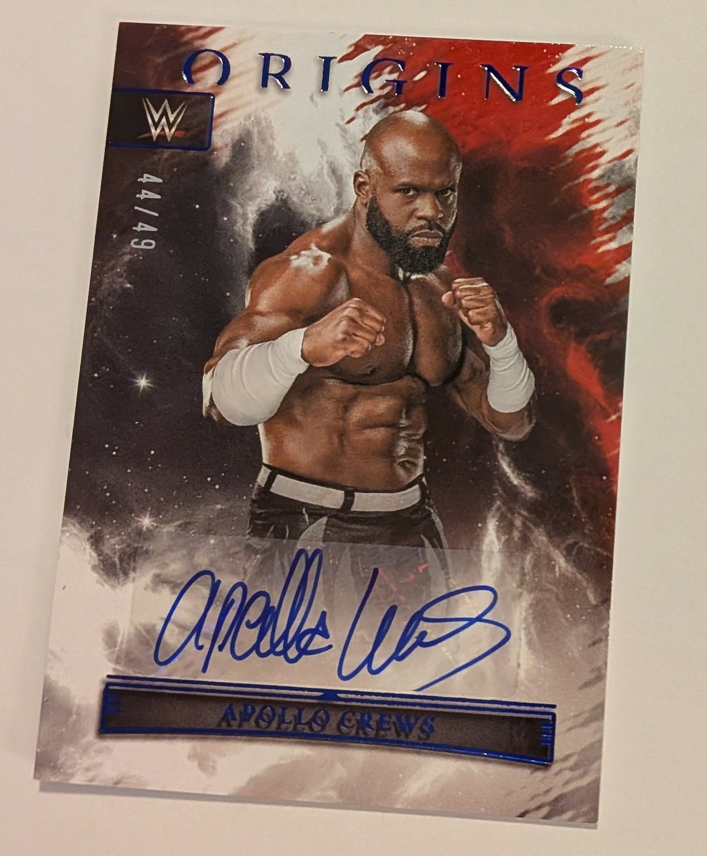 Apollo Crews 2023 Signed Auto Chronicles Origins Card #44/49