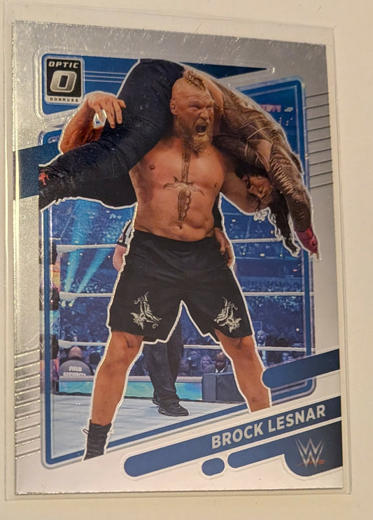 Brock Lesnar 2022 Chronicles Donruss Optic WWE #371