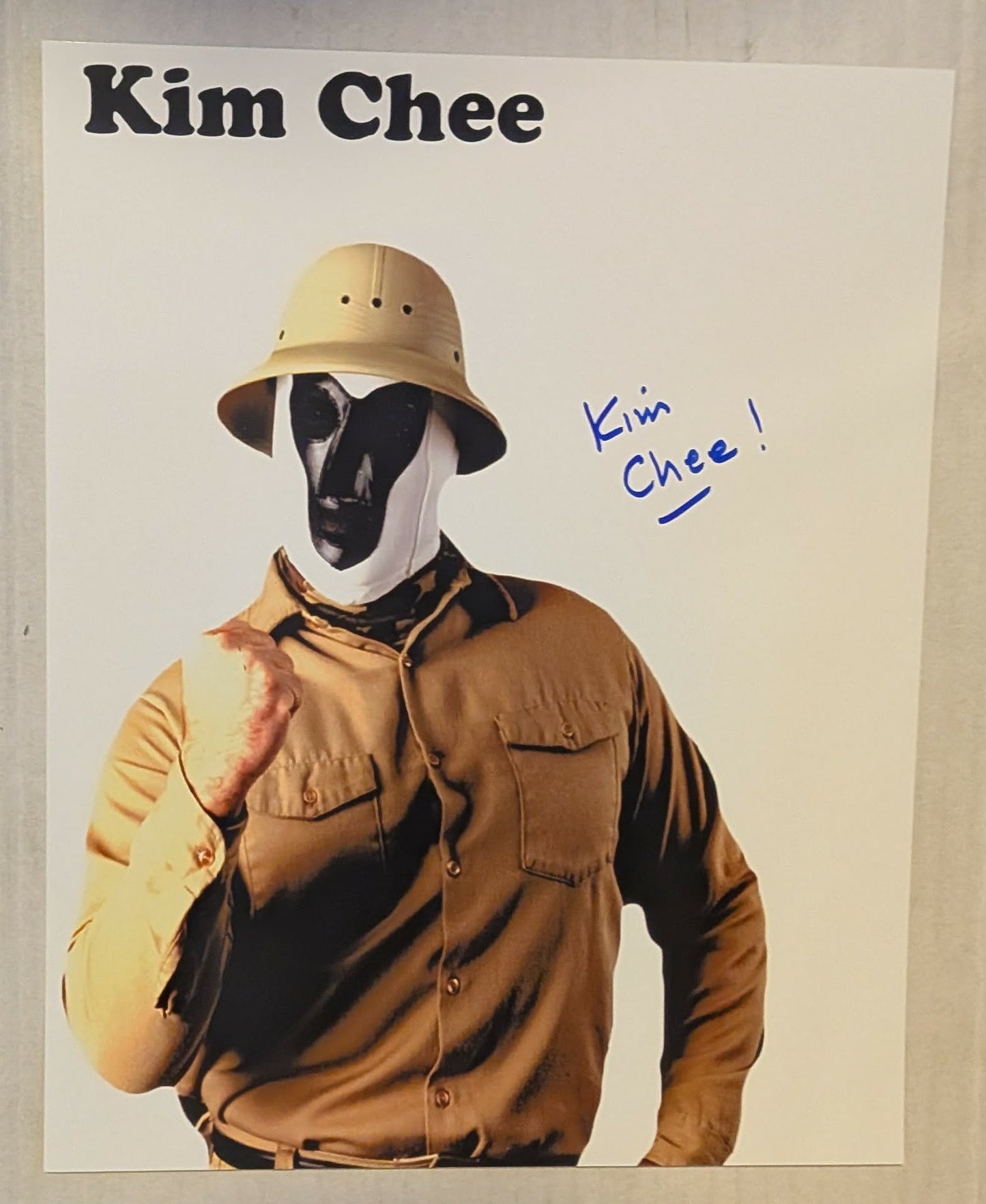 Kim Chee (Steve Lombardi Brooklyn Brawler) Pose 1 Signed Photo COA