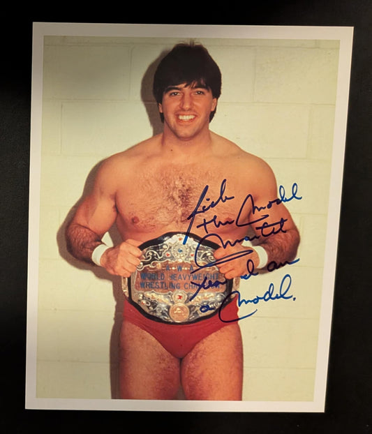 Rick Martel Signed Photo Inscriptions COA